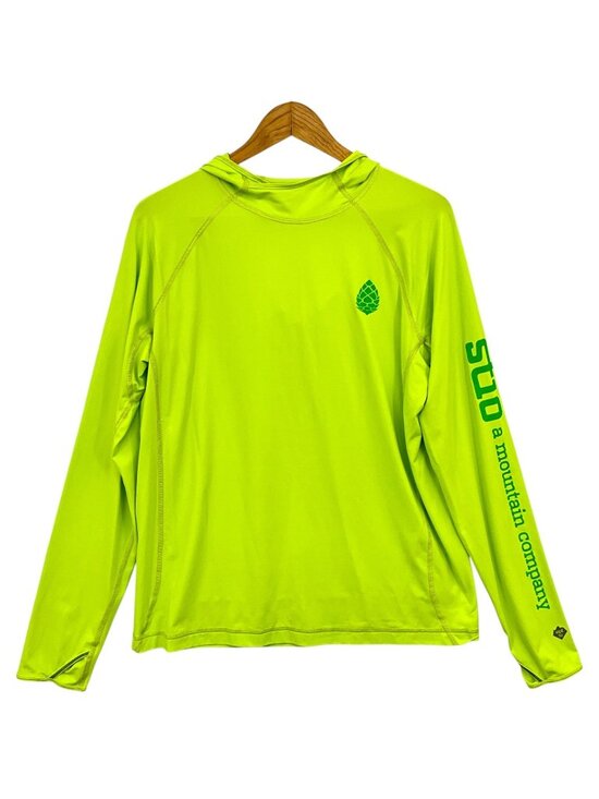 Stio Other - Stio Hylas Hooded Sun Shirt Mens Large Green Long Sleeve UPF 50+ Performance